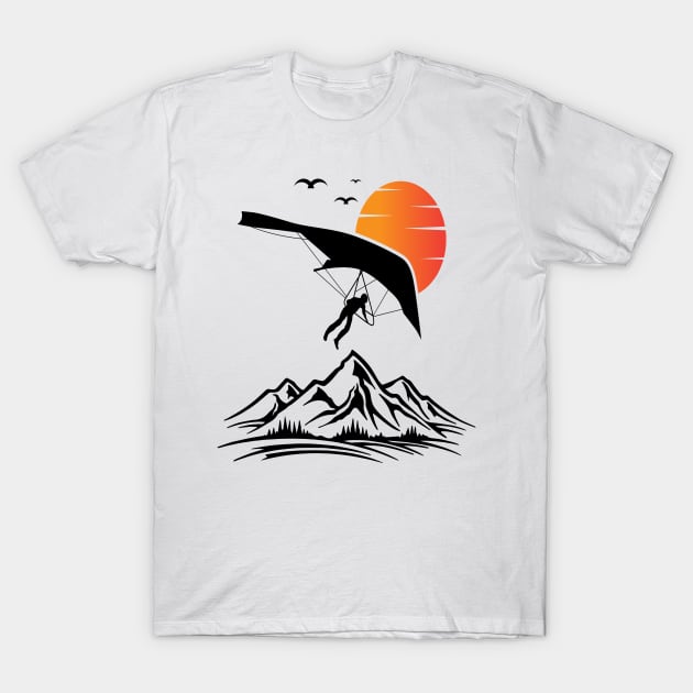 Paraglider- Paragliding T-Shirt by Leonitrias Welt